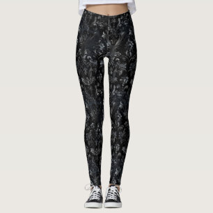 Leggings Élégante impression florale Vintage