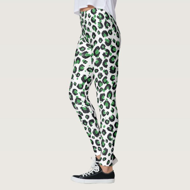 Leggings Élégante Parties scintillant verte Poster de anima (Gauche)