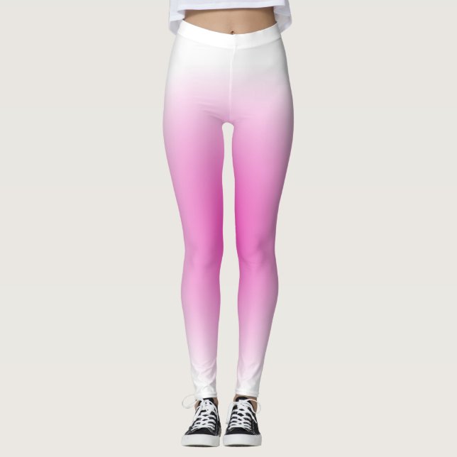 Leggings Élégante tendance Modèle moderne rose  Gradient fe (Devant)