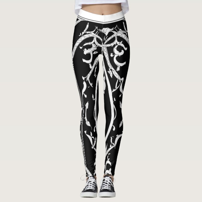 Leggings : Elégante trace de croute (Devant)