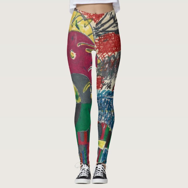 Leggings Éléments de tête de boule (Devant)