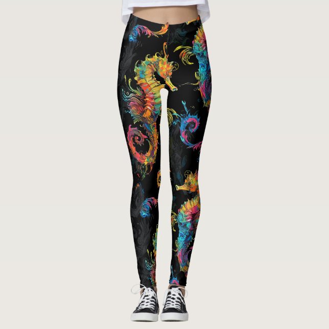 Leggings Élevage de chevaux de mer (Devant)