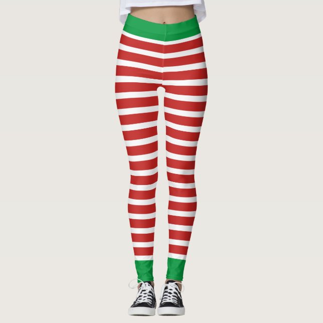 Leggings Elf | Pantalon en costume d'elfe Noël (Devant)