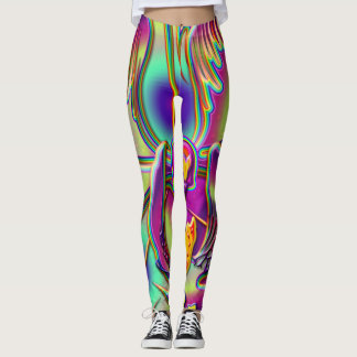 Leggings Éloge déviant de hippie de talent snob de fleur
