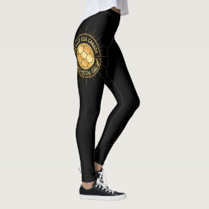 Leggings Emblème de Football Doré 2026   Mexique États-Unis