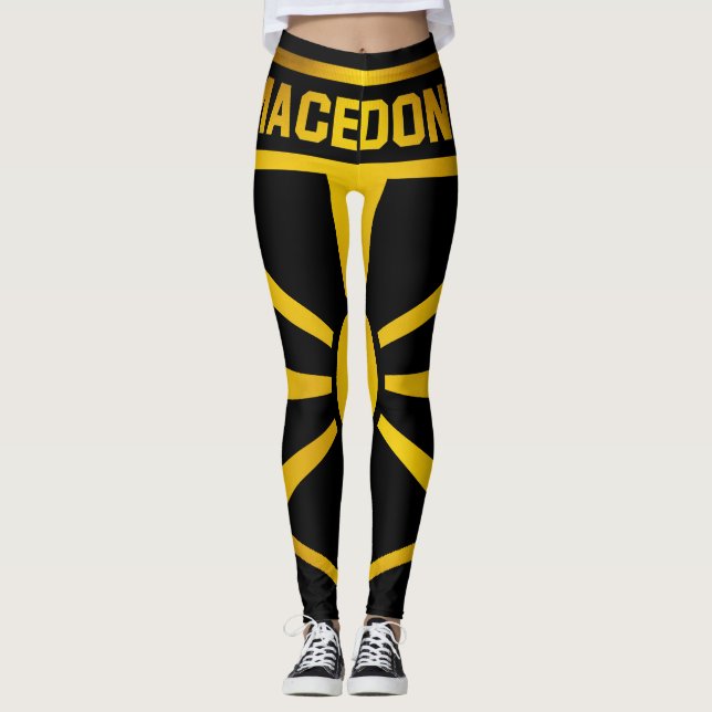 Leggings Emblème de la Macédoine (Devant)