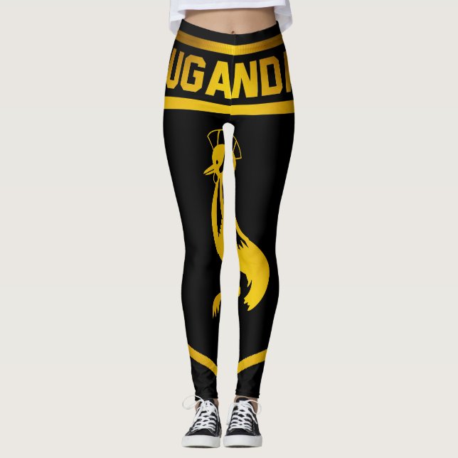 Leggings Emblème de l'Ouganda (Devant)