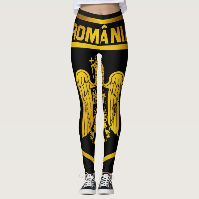 Leggings Emblème Roumanie (Devant)