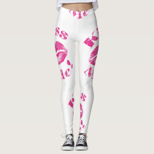 Leggings Embrasse-moi !Lèvres roses