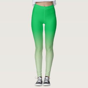 Leggings Emerald Sage Green Ombre