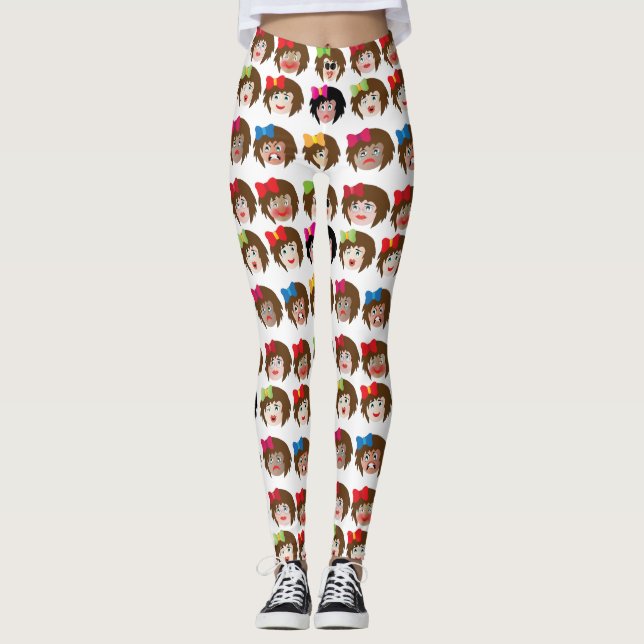 Leggings Émoji femelle (Devant)