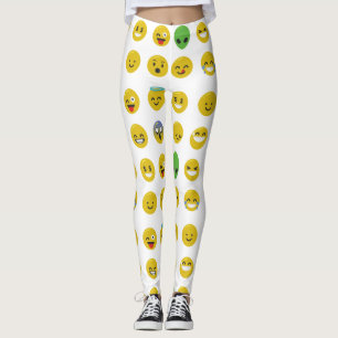 Leggings Emoji joyeux jambon visage