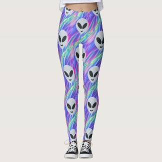 Leggings émoticône alien