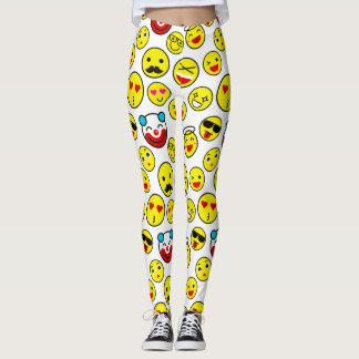 Leggings émoticônes clowns