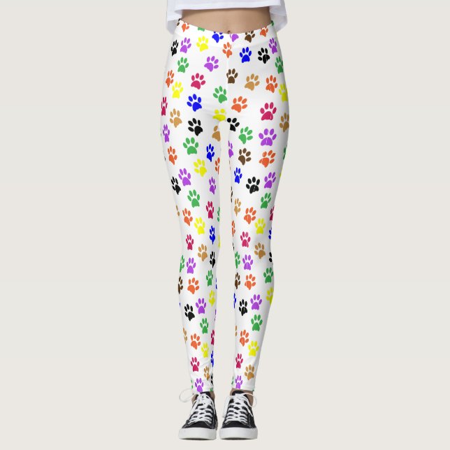 Leggings Empreintes colorées (Devant)