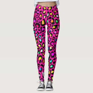 leggings Empreintes de léopard
