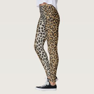 Leggings Empreintes de léopard
