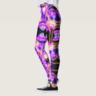 Leggings en diamant de Galaxy