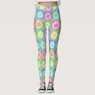 Leggings en fleurs