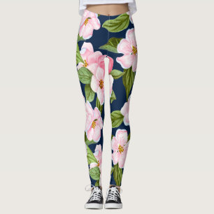 Leggings en fleurs de cerises