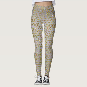 Leggings en or brillant