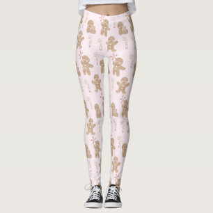 Leggings en pain d'épices de Noël