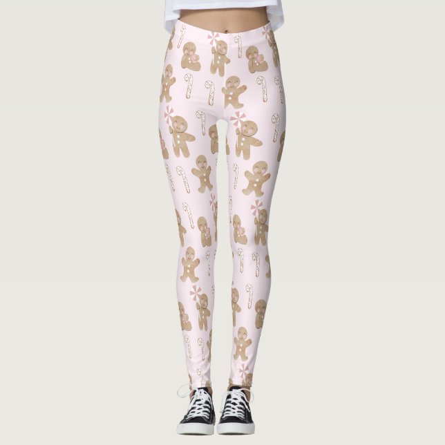 Leggings en pain d'épices de Noël (Devant)