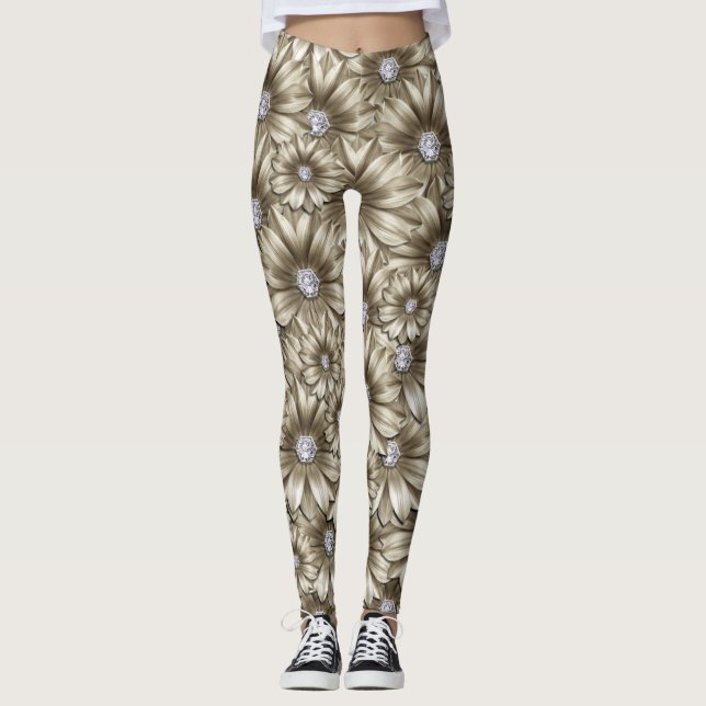 Leggings en pierre à gemmes (Devant)
