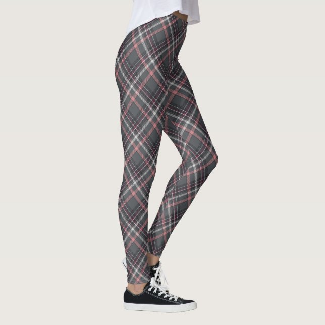 Leggings en plis gris et rose (Droite)