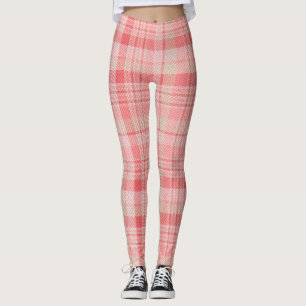 Leggings en plis rose souple