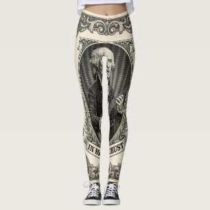 Leggings En Rock We Trust 1 Rock Washington Guitare Vintage