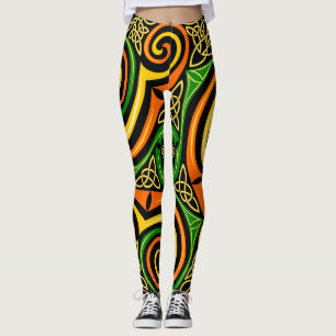 leggings en spirales célestes