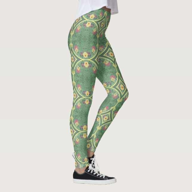 Leggings en tuiles florales (Droite)