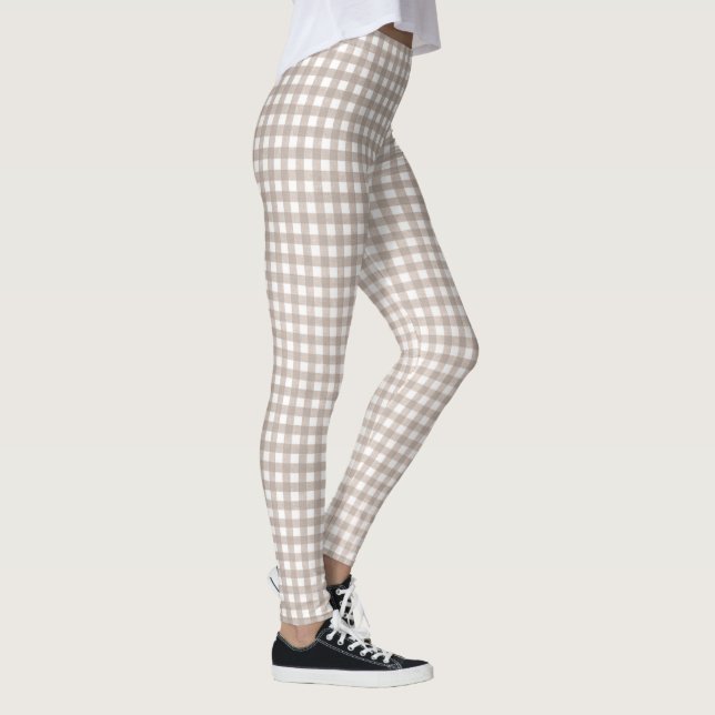 Leggings en vichy Motif vérifié (Droite)