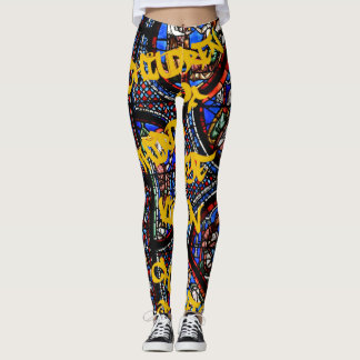 Leggings Enfants de la 3e vision oculaire - Stainedglass av