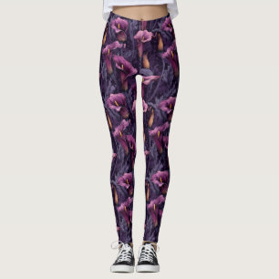 Leggings Ensembles Cadeaux de Fête Floraux Lys Calla Femmes