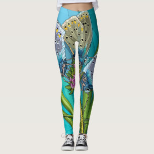 Leggings Enveloppé dans un papillon !  Art wearable 
