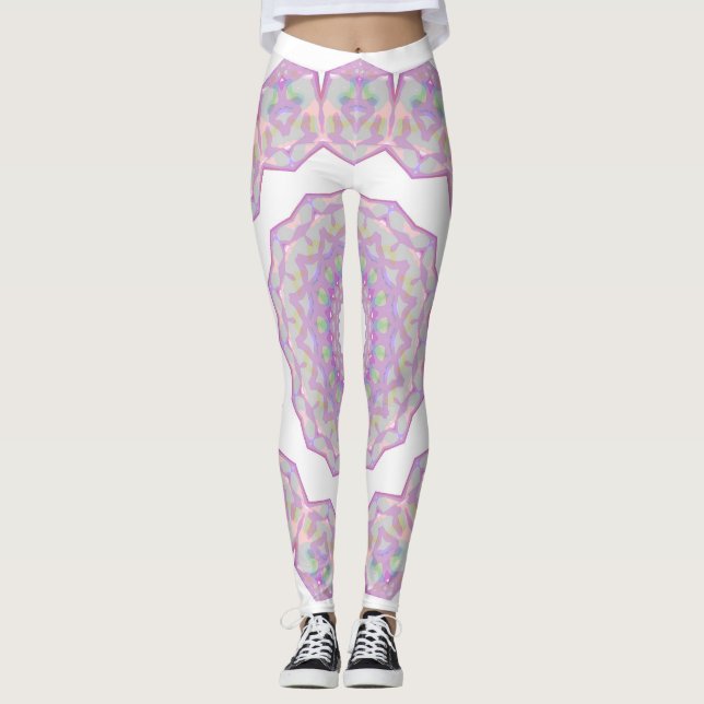 Leggings Épices de lavande (Devant)
