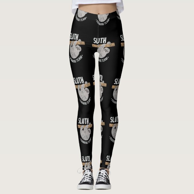 Leggings Équipe de coureurs de machines en difficulté (Devant)
