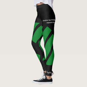 Leggings Équipe de Dark Green/Leggings Club avec de faux s