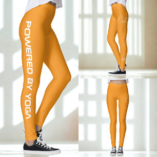 Leggings Équipe de yoga à impression personnalisée Bright O