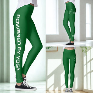 Leggings Équipe de yoga à impression personnalisée Forrest