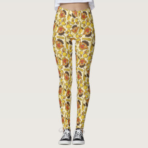 Leggings Ernie et le Motif en caoutchouc Duckie