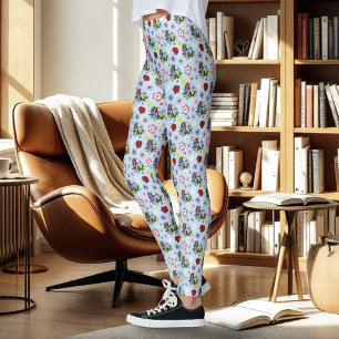 Leggings Escargots cubains champignons violets