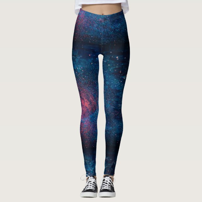 Leggings Espace et Galaxie (Devant)