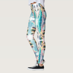Leggings Esquisse de luxe des Maldives  