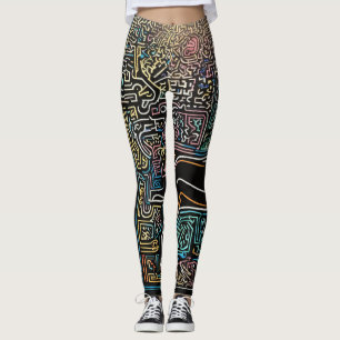 Leggings Et "Leggings ChromaDream : un Kaleidoscope