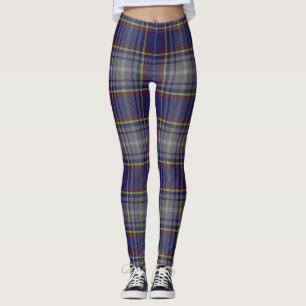 Leggings État de plaid de tartan de Nevada