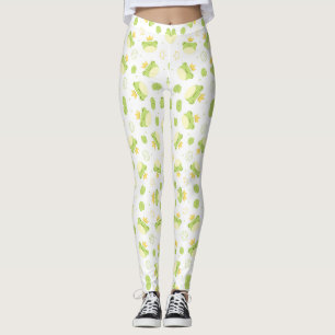 Leggings Éteignez-vous avec de la grenouille mignonne et de