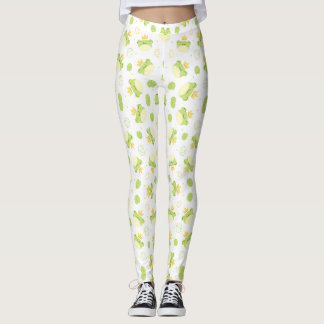 Leggings Éteignez-vous avec de la grenouille mignonne et de